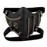 Steampunk mask with chains