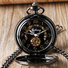 Gloomy Fower Steampunk pocket watch