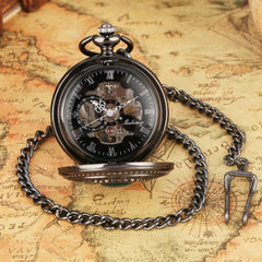 Skeleton Steampunk pocket watch