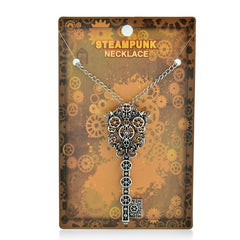 Steampunk necklace with key