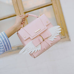 Pink Angel Wing Handbag