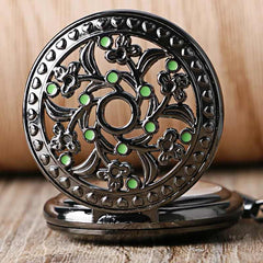 Gloomy Fower Steampunk pocket watch