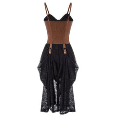 Leather and Lace Steampunk dress