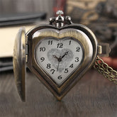 Heart-shaped Steampunk pocket watch