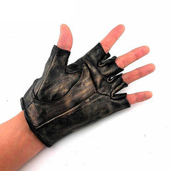 Steampunk vintage gold gloves