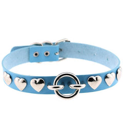 Heart ring choker (16 colors)