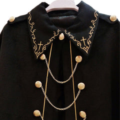Steampunk woolen cloak