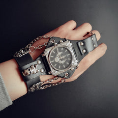 Steampunk-style watch