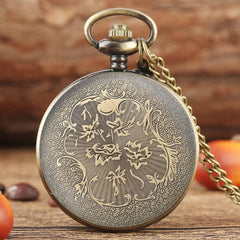 Steampunk buttefly pocket watch