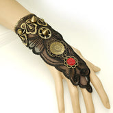 Steampunk back of hand gloves