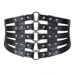 Steampunk 5 straps belt