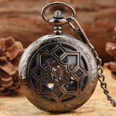 Mecanic Flower Steampunk pocket watch