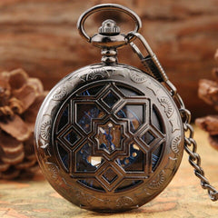 Mecanic Flower Steampunk pocket watch