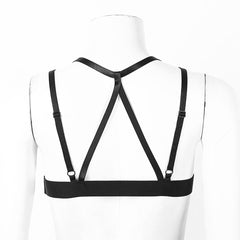 'Unborn' Black Goth Alt Fishnet Top