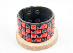 Studded PU Leather Bracelet