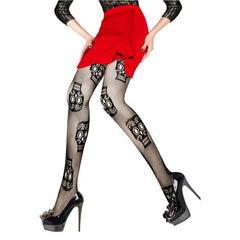 Skull Design Tights