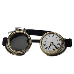 Steampunk clock goggles