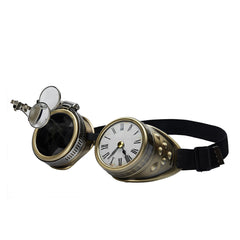 Steampunk clock goggles
