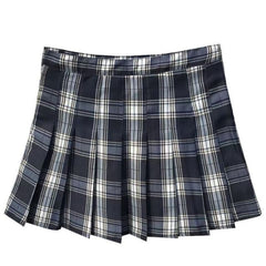 'Tomb' Grey Pleated Skirt