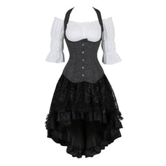 Grey Steampunk costume