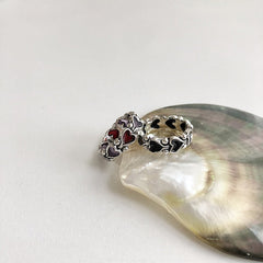 Heart Ring Available in Red and Black