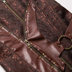 Steampunk push-up corset