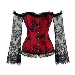 Long sleeve Steampunk bustier