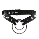 'Explosion' PU Leather Spike Choker