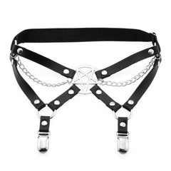 Pentagram Strap Thigh Harness