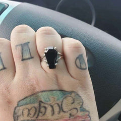 Black Coffin Ring
