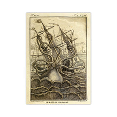 Steampunk Kraken wall art