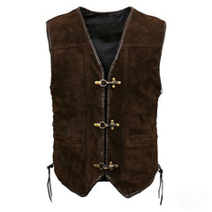 Vintage Steampunk leather vest