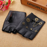 Steampunk gloves wit chain