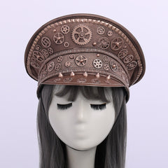 Steampunk aviator cap