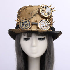 Steampunk industrial hat