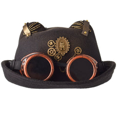 Steampunk cat top hat