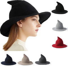 Witch Pointed Hat (Mutiple Colors)