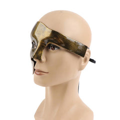 Copper-like Steampunk half face mask