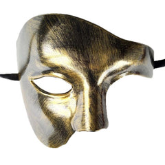 Copper-like Steampunk half face mask