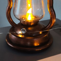 LED Steampunk kerosene lamp