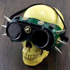 Double-glazed Steampunk goggles