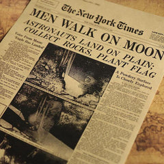 Steampunk Apollo mission poster