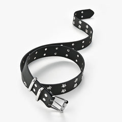 Black Rivet Buckle Belt