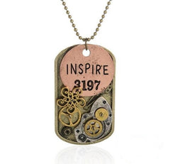 Steampunk-inspired pendant