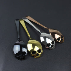 'Sweet Cheeks' Skull Teaspoon (4 Colour Choice)