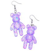 Glitter Bear Earrings
