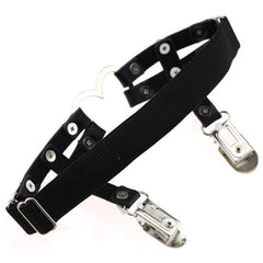 'Thrash baby' heart spike garter