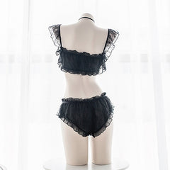 'Illusion' Black Goth Lolita Underwear Set