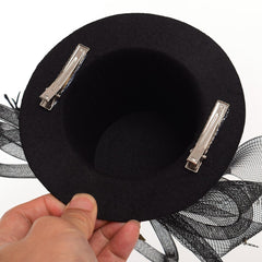 Steampunk skeleton mini hat