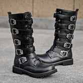 Steampunk Biker Boots